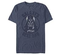 STAR WARS Herren Offiziell Lizenzierte Tees für Papa Hemd, Blau/Galaxy Dad, XXL
