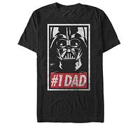 Star Wars Herren Offiziell Lizenzierte Tees für Papa Hemd, Number One Dad, 4X