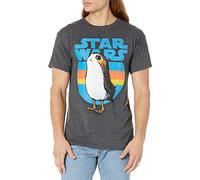 STAR WARS Herren Last Jedi PORG Graphic Tees Hemd, Charcoal Heather, X-Groß