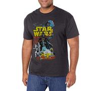 Star Wars Herren Rebel Classic Graphic T-Shirt Hemd, Charcoal Heather, X-Groß