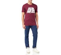 Star Wars Herren Retro Logo T-Shirt, Rot (Burgundy Blue), XX-Large