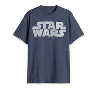 Star Wars Herren Simplest Logo Graphic Tee Hemd, Navy Heather, 4XL