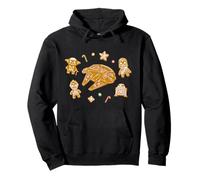 Star Wars Holiday Christmas Gingerbread Cookie Heroes Pullover Hoodie
