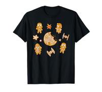 Star Wars Holiday Christmas Gingerbread Cookie Villains T-Shirt