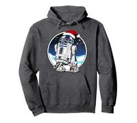 Star Wars Holiday Santa Hat Christmas R2-D2 Circle Pullover Hoodie