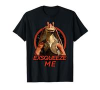 Star Wars Jar Jar Binks Exsqueeze Me Portrait T-Shirt