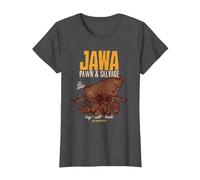 Star Wars Jawa Pawn & Salvage T-Shirt, Damen, Anthrazit Meliert, XS