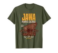 Star Wars Jawa Pawn & Salvage T-Shirt, Herren, Olivgrün, XXL