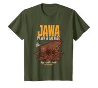 Star Wars Jawa Pawn & Salvage T-Shirt, Kinder, Olivgrün, 128