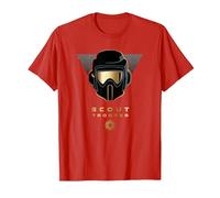 Star Wars Jedi Fallen Order Scout Trooper T-Shirt, Herren, Rot, XL