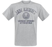 Star Wars Jedi Knight Collegiate T-Shirt grau meliert in XXL