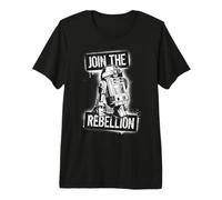 Star Wars Join The Rebellion R2-D2 Spray Paint Template Art Premium T-Shirt