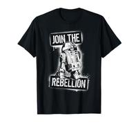 Star Wars Join The Rebellion R2-D2 Spray Paint Template Art T-Shirt
