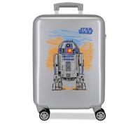 Star Wars Joumma Galaxy Kabinenkoffer, 38 x 55 x 20 cm, starres ABS-Seitenkombinationsschloss 35L 2.5kg, 4 Doppelräder, Handgepäck, silberfarben