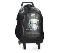 Star Wars Joumma Storm Trooper Rucksack mit Trolley Laptop 15,6 Zoll Schwarz 34x46x21 cm PVC 32,84L