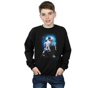 Star Wars Jungen The Last Jedi R2-D2 Brushed Sweatshirt 5-6 Years Schwarz