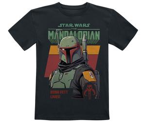 Star Wars Kids - The Mandalorian - Boba Fett Lives T-Shirt schwarz in 104