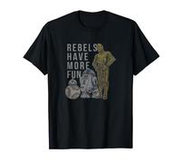 Star Wars Last Jedi Droids Rebels Have More Fun Gold T-Shirt