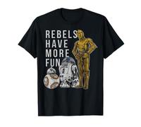 Star Wars Last Jedi Droids Rebels Have More Fun Gold T-Shirt T-Shirt