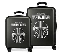 Star Wars Legend Kofferset Schwarz 55/68 cm Hartschale ABS Seitenkombinationsverschluss 104L 6kg 4 Doppelrollen Handgepäck