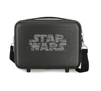 Star wars Logo Neceser Adaptable Negro 29x21x15 cms Rígido ABS 9,14L 0,8 kgs