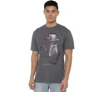 Star Wars Mandalorian Shadows Unisex T Shirt, Charcoal, Large