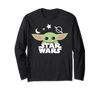 Star Wars Mandalorian The Child Cartoon Space Langarmshirt