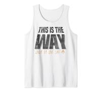 Star Wars Mandalorian This Is The Way Gold Mando'a Tank Top