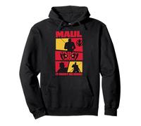 Star Wars Maul Shadow Lord Maul It Must Be Done 4 Panel Shot Pullover Hoodie