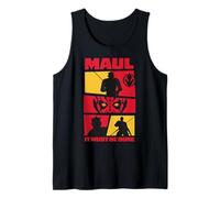 Star Wars Maul Shadow Lord Maul It Must Be Done 4 Panel Shot Tank Top