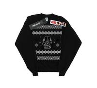 Star Wars Mens Christmas Darth Vader Fair Isle Sweatshirt (Noir) 2XL