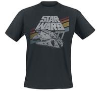Star Wars Millenium Falcon T-Shirt schwarz in M