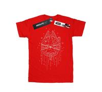 Star Wars - "Millennium Delivery" T-Shirt für Herren (Rot) 3XL