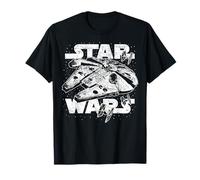 Star Wars Millennium Falcon Logo Stamp T-Shirt