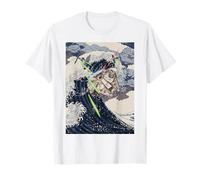 Star Wars Millennium Falcon Space Wave Poster T-Shirt