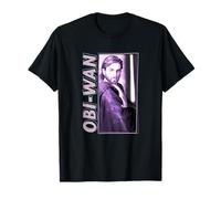 Star Wars Obi-Wan Kenobi Purple Hue Portrait T-Shirt