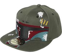 Star Wars Offizielle Legende Icon - Boba Fett Helm Snapback Baseballkappe - Unisex-Kappe | Verstellbare Kappe mit Schirm | Streetwear, Einheitsgröße, Vertikal