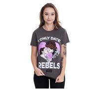 Star Wars - Only Date Rebels Charcoal - T-Shirt - Grau - XL - 100% Baumwolle Grau XL