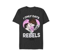 Star Wars - Only Date Rebels Charcoal - T-Shirt - Grau - XXL - 100% Baumwolle,Jersey Grau XXL