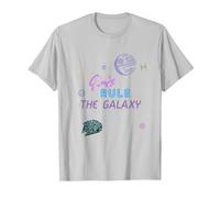 Star Wars Outer Space Girls Rule The Galaxy T-Shirt T-Shirt, Herren, Silber, M