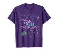 Star Wars Outer Space Girls Rule The Galaxy T-Shirt T-Shirt, Herren, Violett, L