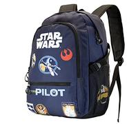 Star Wars Pilot-Fan HS Fight Rucksack, Dunkelblau, 31 x 44 cm, Kapazität 24 L