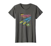 Star Wars Pod Racing Champion Neon Space Racer T-Shirt, Damen, Anthrazit, L