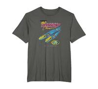 Star Wars Pod Racing Champion Neon Space Racer T-Shirt, Herren Große Größen, Anthrazit, 6X Tall