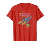 Star Wars Pod Racing Champion Neon Space Racer T-Shirt, Herren, Rot, L
