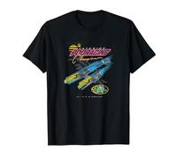 Star Wars Pod Racing Champion Neon Space Racer T-Shirt, Herren, Schwarz, L