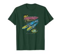 Star Wars Pod Racing Champion Neon Space Racer T-Shirt, Herren, Waldgrün, 3XL