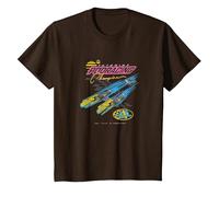 Star Wars Pod Racing Champion Neon Space Racer T-Shirt, Kinder, Braun, 140