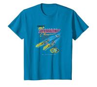 Star Wars Pod Racing Champion Neon Space Racer T-Shirt, Kinder, Saphir, 98