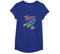 Star Wars Pod Racing Champion Neon Space Racer T-Shirt, Mädchen, Königsblau, L